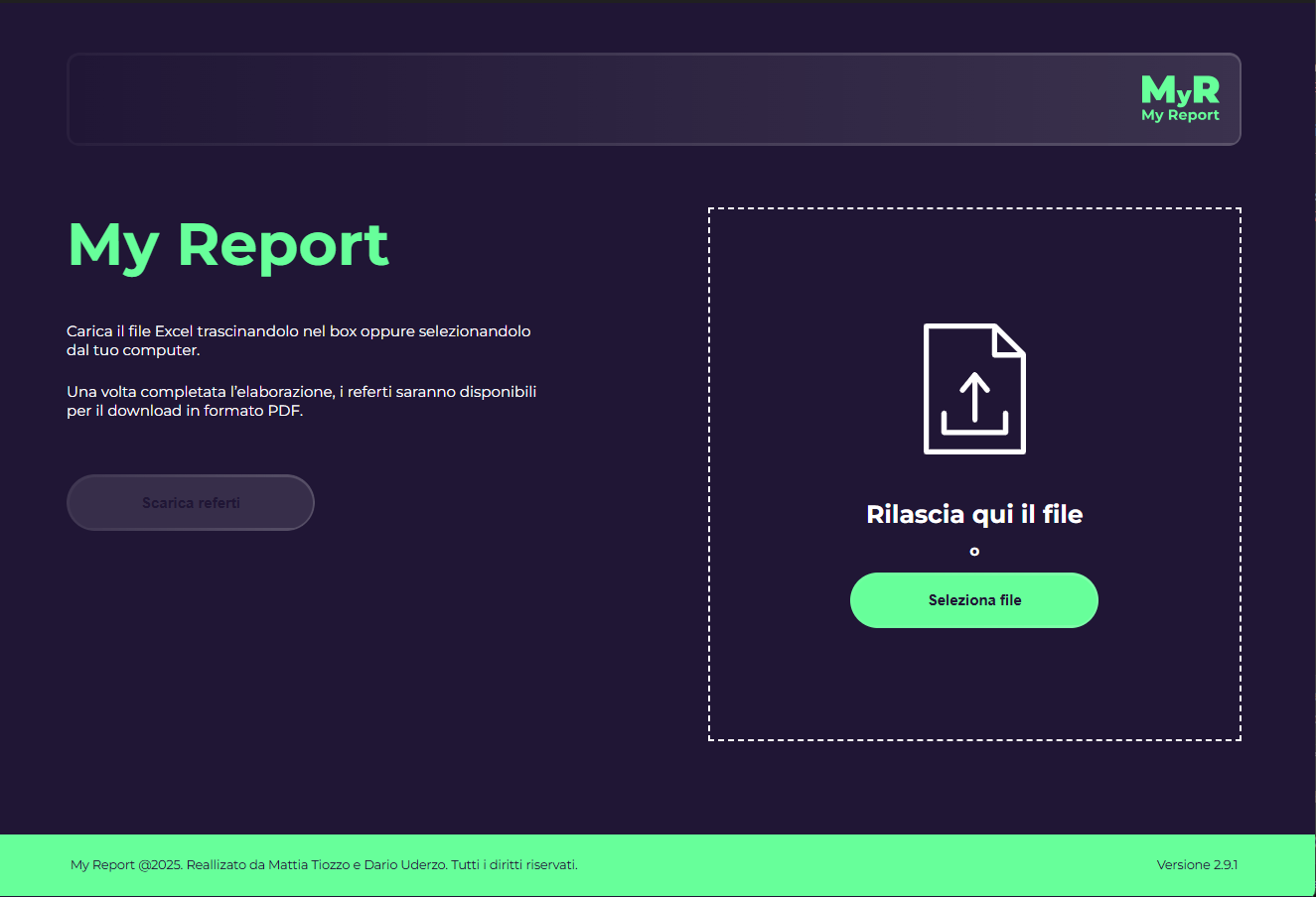 Anteprima di My Report